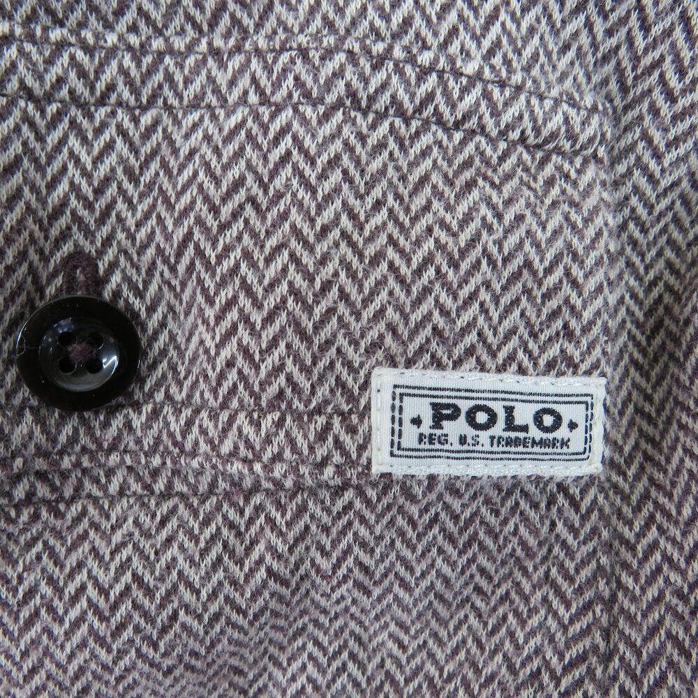 Vintage Polo Ralph Lauren Herringbone Pullover Shirt | XXL